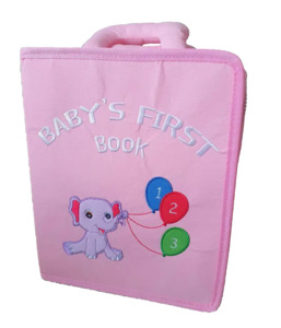 Jollybaby: Baby's First Sensory Counting Book - PINK