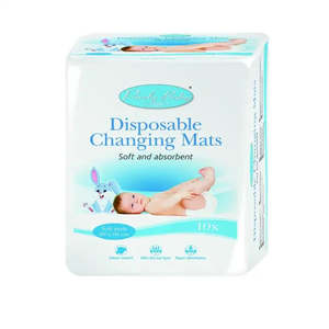 Travel Essentials: Purely Baby Disposable Changing Mats - Pack of 10