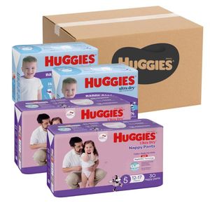 All Nappy Pants: Huggies Nappy-Pants (Value Box Deal)