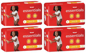Huggies Essentials Value Box - Size 6 (16kg & over) 160 Nappies
