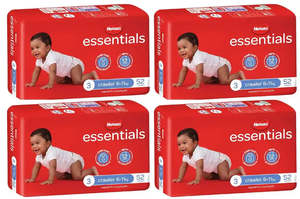 Huggies Essentials Value Box - Size 3 (6-11 kg) 208 Nappies