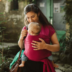 Travel: Boba Wrap - Solid - Sangria