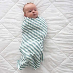 *BUY 1 GET 1 FREE* Woolbabe Merino/Organic Cotton swaddle/blanket STRIPES