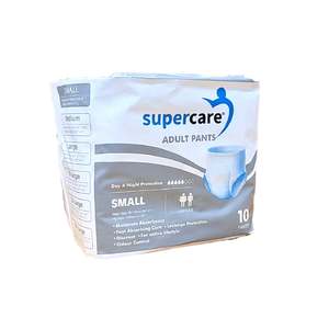 SuperCare Adult /Youth (10-17 years) Disposable Pants Size Small - Day & Night Protection