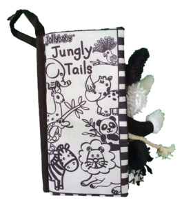 Books Puzzles: Free Material Book - JUNGLY TAILS MONOCHROME