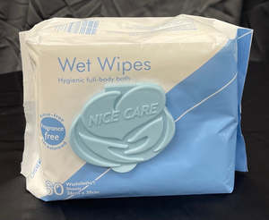 NICE CARE XL Adult Cleansing Wet Wipes (26cmX30cm) 60sheets