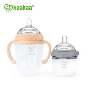Bottles Teats Nipples: Haakaa Generation 3 Silicone Baby Bottle