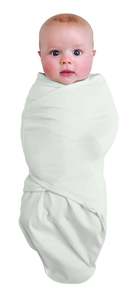 Swaddles Baby Studio: SWADDLEWRAP COTTON (Small 0-3months) IVORY