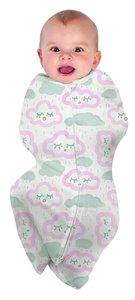 Swaddles Baby Studio: Swaddlepouch Small CLOUDS - PINK