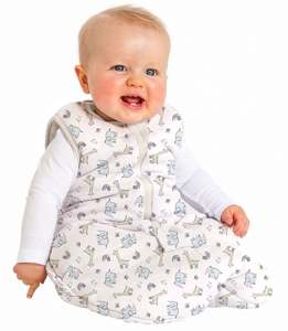 2 5 Tog Sleeping Bags: babystudio sleeping bag cotton no arms 2.5 TOG - RUMBLE JUNGLE/OATMEAL