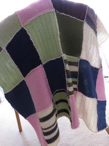 handmade: Made in the Mist - Knitted Pram or Bassinet Blanket