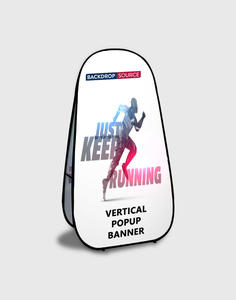 Vertical Pop Up Banners ( Double Side Printed)