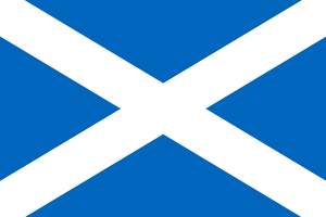 Scotland St Andrew's Cross Flag