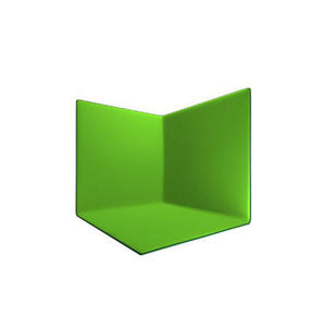 Chroma Green/ White/ Black Photo Booth ( Covers 2 Walls)