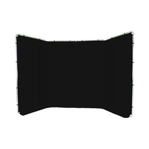 360 Photo Video Booth Backdrops: Panoramic Background Black 4m wide