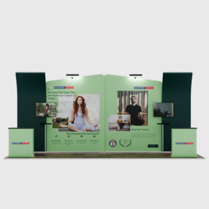 Portable Exhibit Display 6m x 3m - Model 3