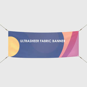 Ultra Sheer Fabric Backdrop Printing