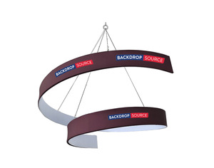 Hanging Banners Displays: Spiral Hanging Banner