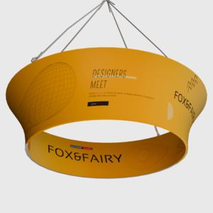 Tapered Round Hanging Display