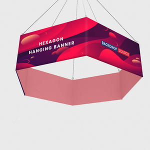Hanging Banners Displays: Sky Tube Hexagon Hanging Banner