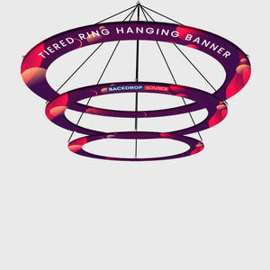Hanging Banners Displays: Tiered Ring Hanging Banner