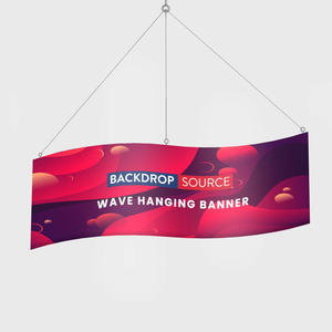 Hanging Banners Displays: Sky Tube Wave Hanging Banner