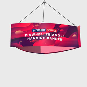 Hanging Banners Displays: Sky Tube Pinwheel Triangle Hanging Banner