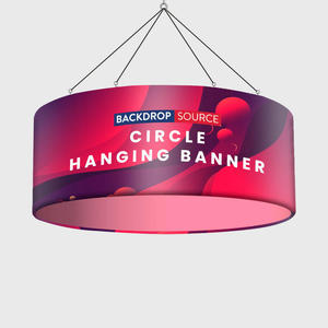 Hanging Banners Displays: Sky Tube Circle Hanging Banner