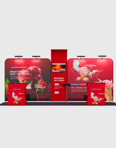 Portable Exhibit Display 3m x 6m - Model 16