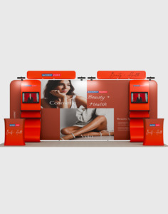 Portable Exhibit Display 3m x 6m - Model 12