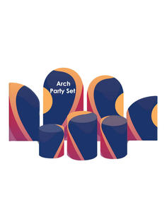 Arch Party Sets: Arch Party Sets - 4 Walls with Plinth