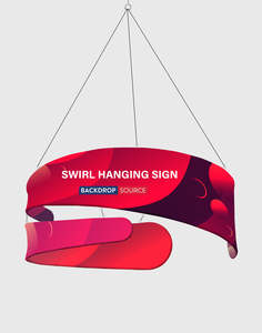 Hanging Banners Displays: Swirl Hanging Banner