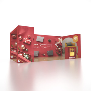 Portable Exhibit Display 3m x 6m - Model 19