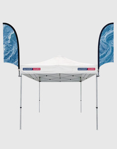 Event Marquee Gazebo: Feather Flag for Canopy Tents