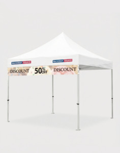 Canopy Tent Valance Banner