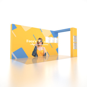 Modular Displays For Exhibitions Booth: SEG Pro Popup Booth – Model 8 (6m x 3m)