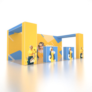 Modular Displays For Exhibitions Booth: SEG Pro Popup Booth – Model 5 (6m x 3m)