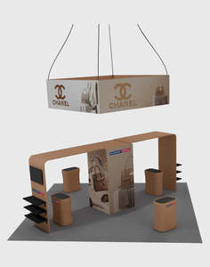 Modular Displays For Exhibitions Booth: Modular Booth Kits 6m x 6m - Model 08