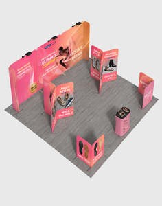 Modular Displays For Exhibitions Booth: Modular Booth Kits 6m x 6m- Model 17
