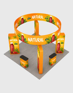Modular Booth Kits 6m x 6m - Model 22