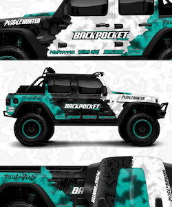 Truck Wraps: Wrap Design Pack 51 | Topographical