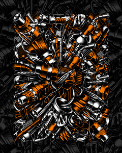 Wrap Background Fills: Background Fill 41 | 2 Colour | Precision Vector Series – Wrap Tools