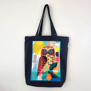 Products: Black Bag Birds of Aotearoa Ruru. Back to basics