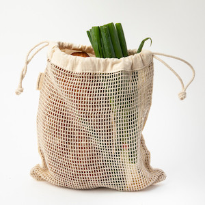 Products: Cotton & Net produce bag Back to basics