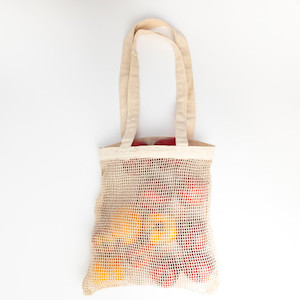 Cotton net bag ( 2 bags) Back to basics