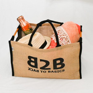 Products: Jute Box Style Shopper Back to basics