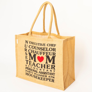 Products: Natural Jute carry bag for M♥M Back to basics