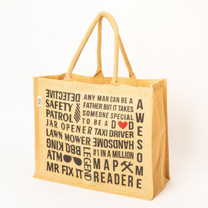 Natural Jute carry bag for D♥D Back to basics