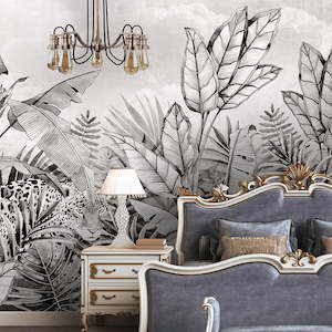 Avalana Design Murals: Monochrome Jaguar