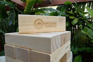 Premium Outdoor Backyard Games: Backyard Chats Tumbling Tower – Your Chats